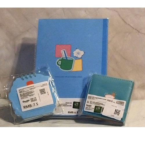 3101 Hangyodon Licensed Stationery Gift Set the printed paper 3 Piece